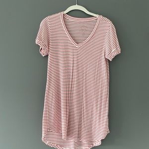 Striped T-shirt dress
